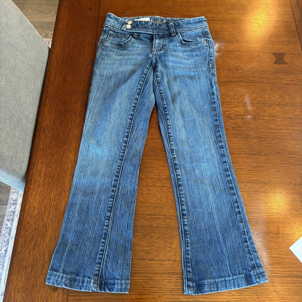 Old Navy The Flirt Mid-Rise Cropped Bootcut‎ Jeans Womens Size 0 Regular